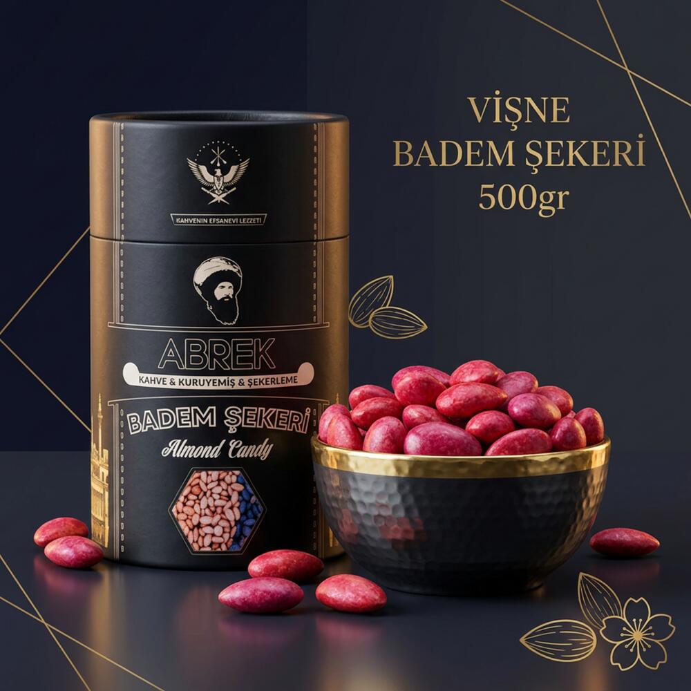 Vişne badem şekeri  500 gr